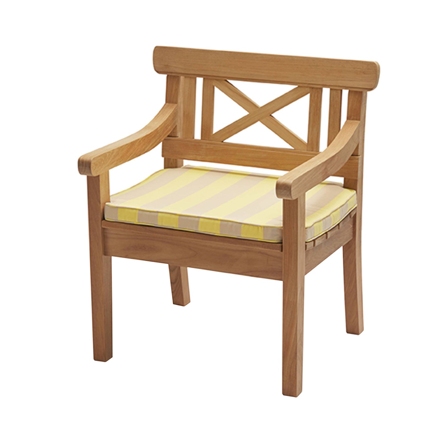 Drachmann Chair: Lemon + Sand Cushion