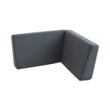 Tradition Modules: Corner Back Cushion + Charcoal