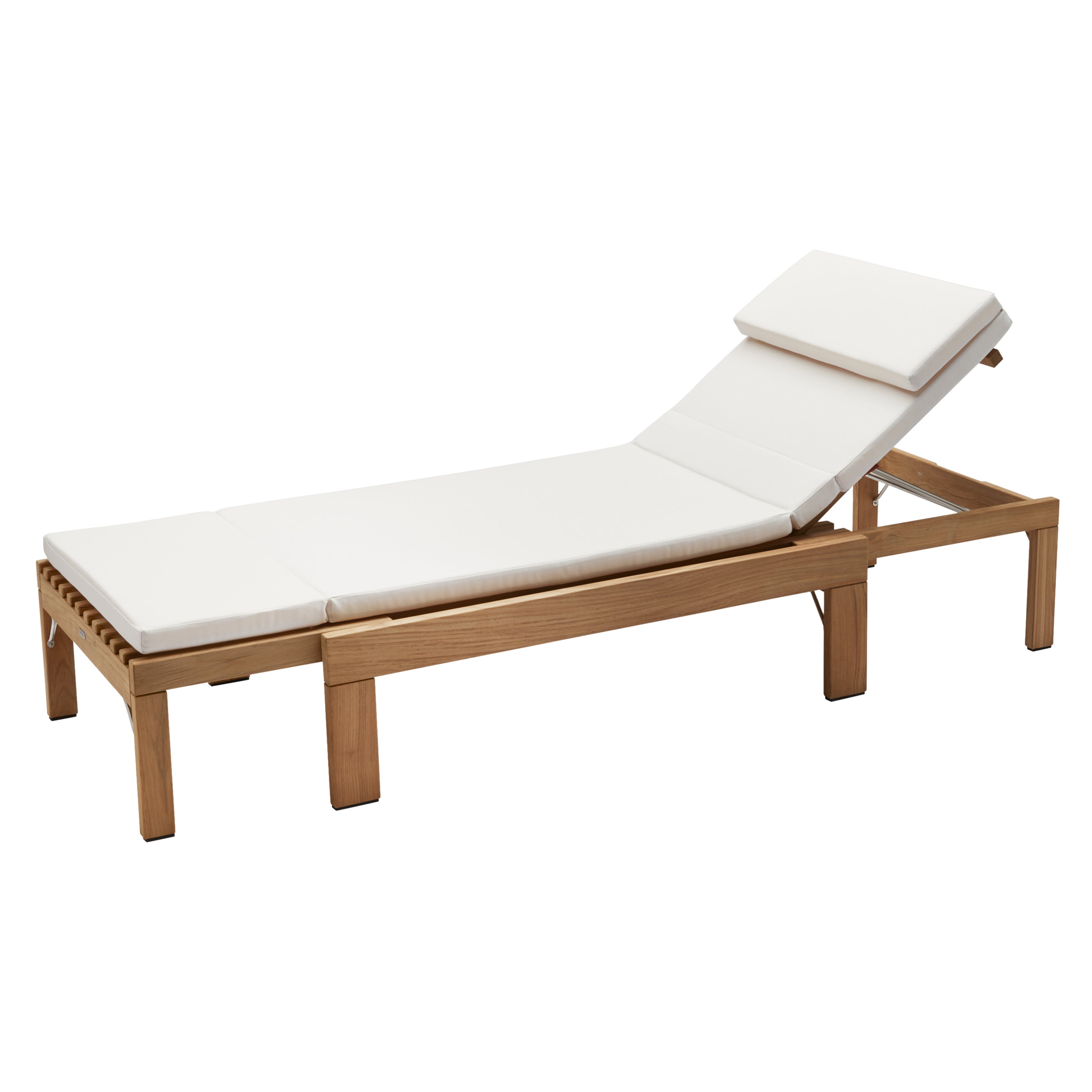 Riviera Sunbed: With White Cushion