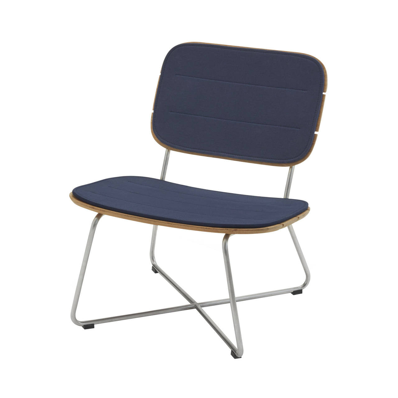 Lilium Lounge Chair: Marine Cushion
