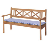 Skagen Bench: Sea Blue Stripe Cushion