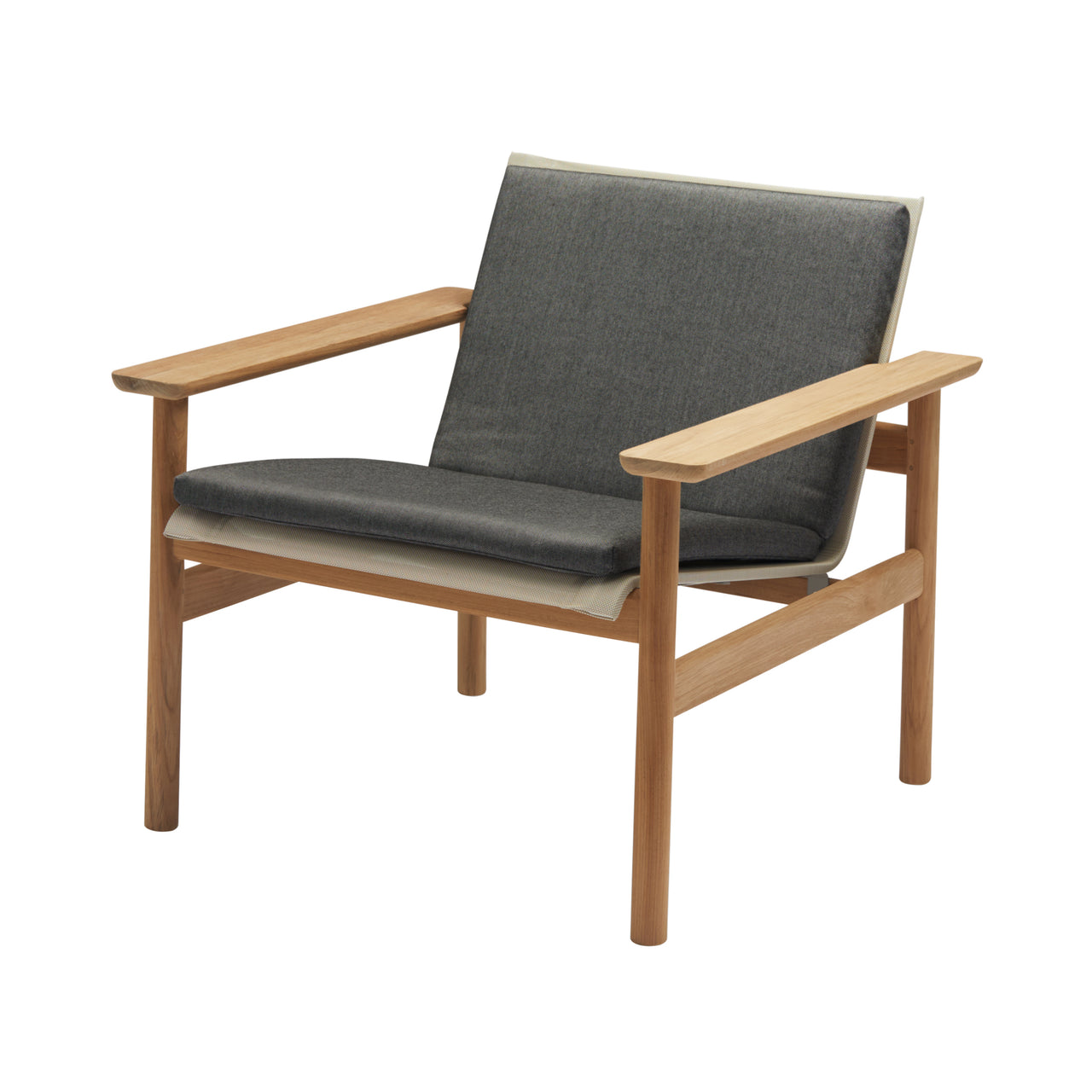 Pelagus Lounge Chair: Charcoal Cushion