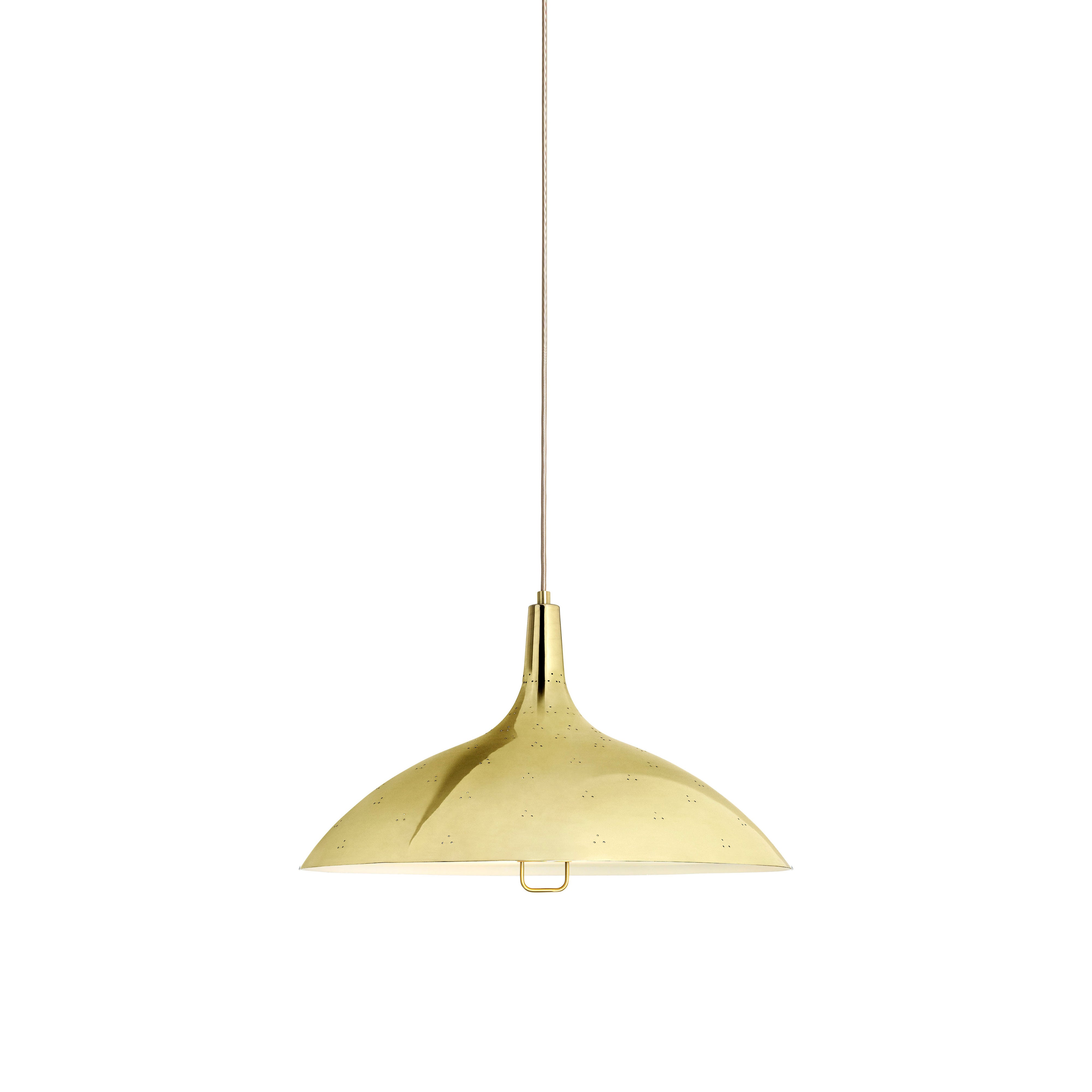 1965 Pendant Lamp: Polished Brass