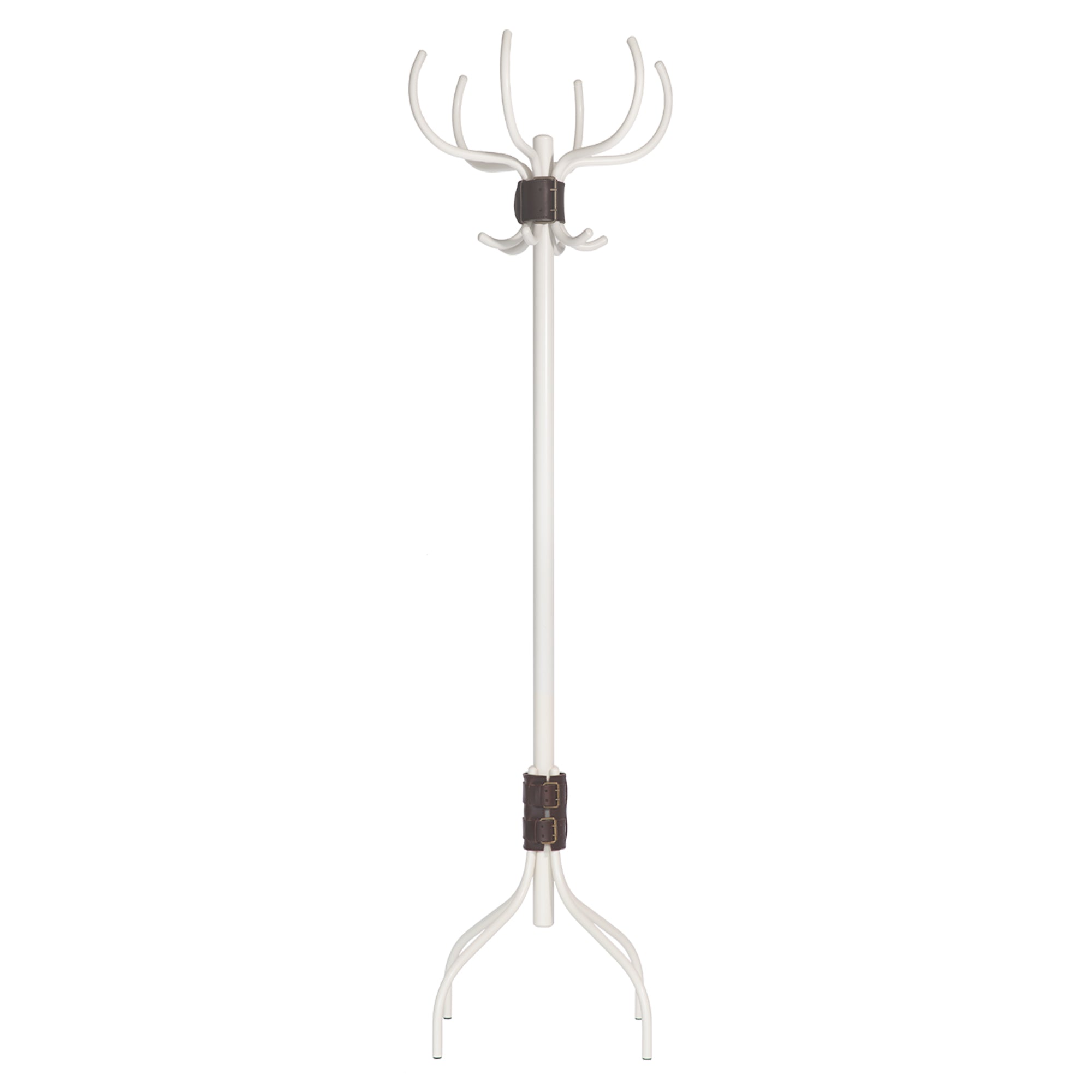 Babe Clothes Hanger: White + Brown