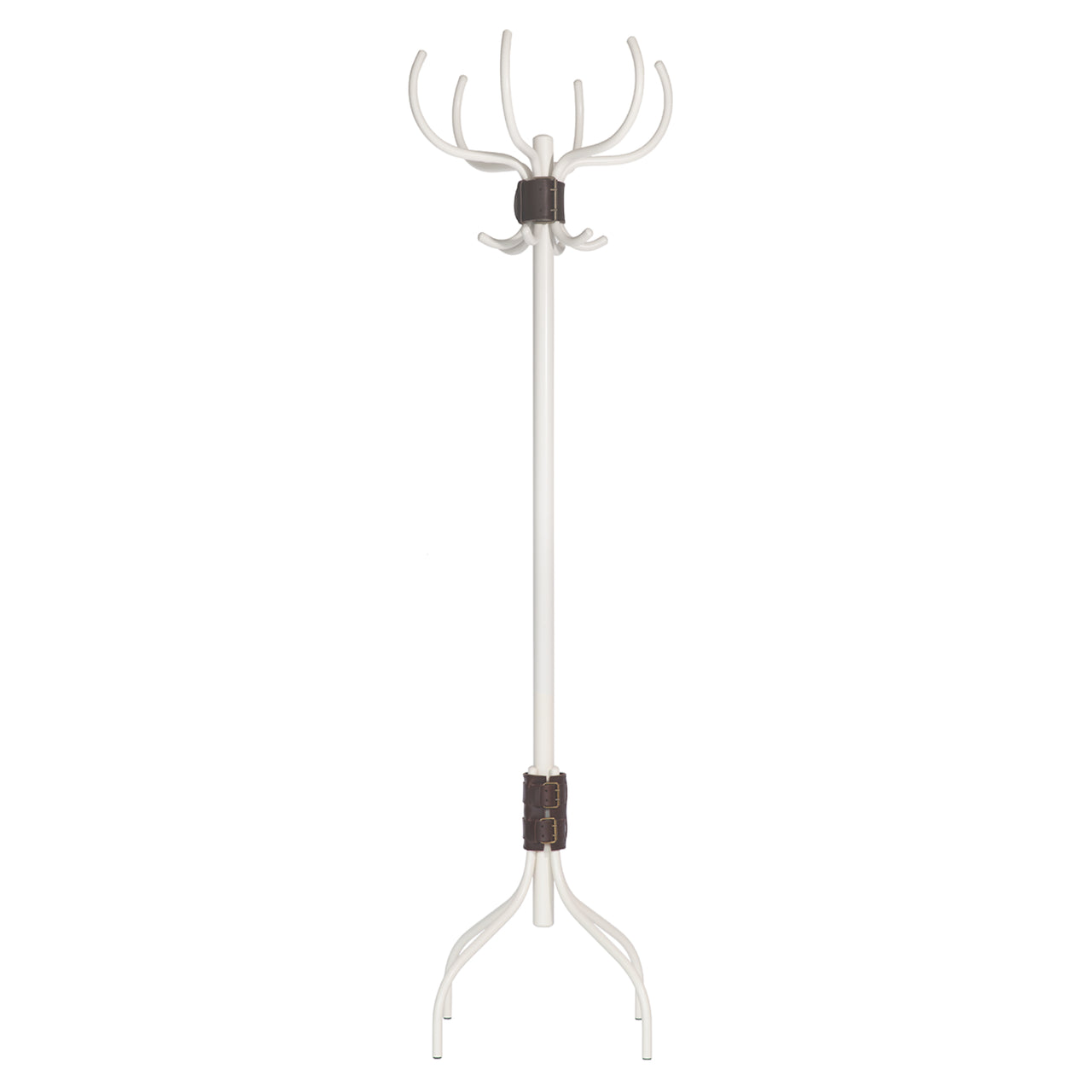 Babe Clothes Hanger: White + Brown