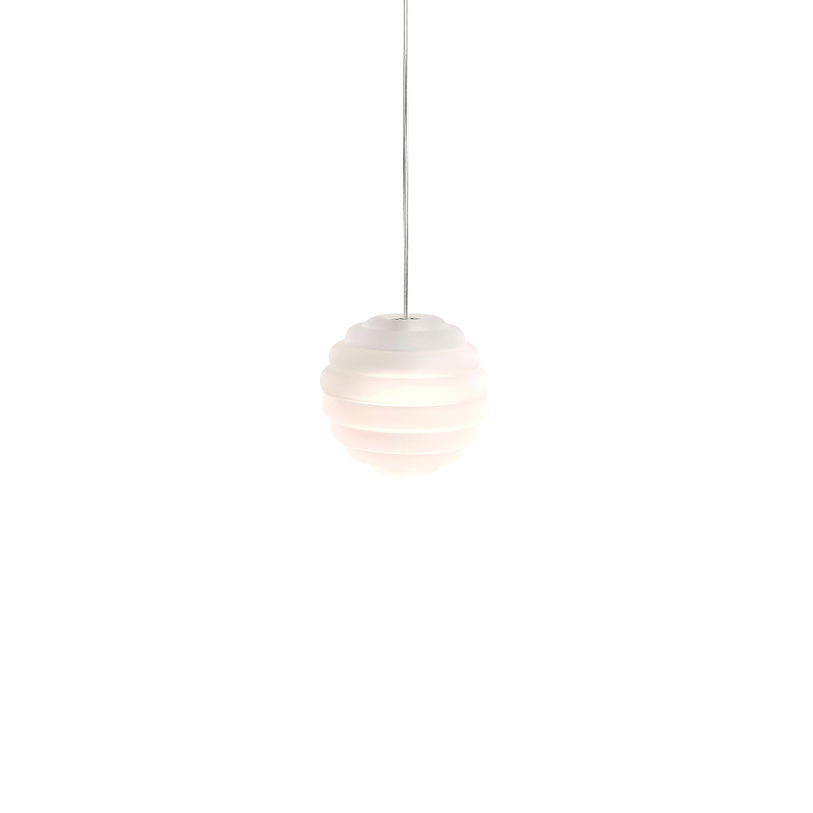Press Sphere Frosted Pendant: Mini - 5.7
