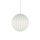 Filigrana Pendant Light: Globe + Blue