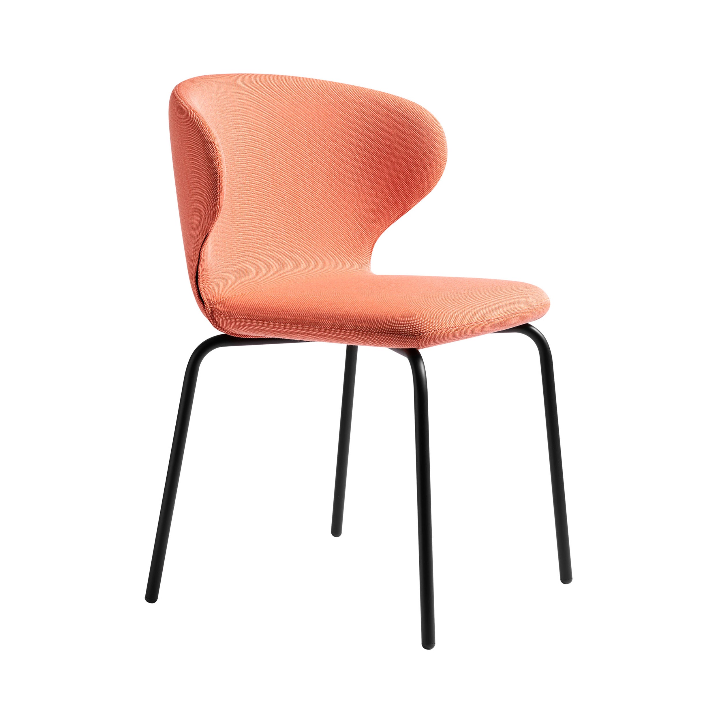 Mula Stacking Side Chair: Black