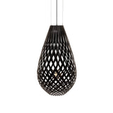 Kōura Pendant Light: Extra Large + Black + Black