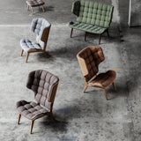 Mammoth Lounge Chair: Front Upholstered