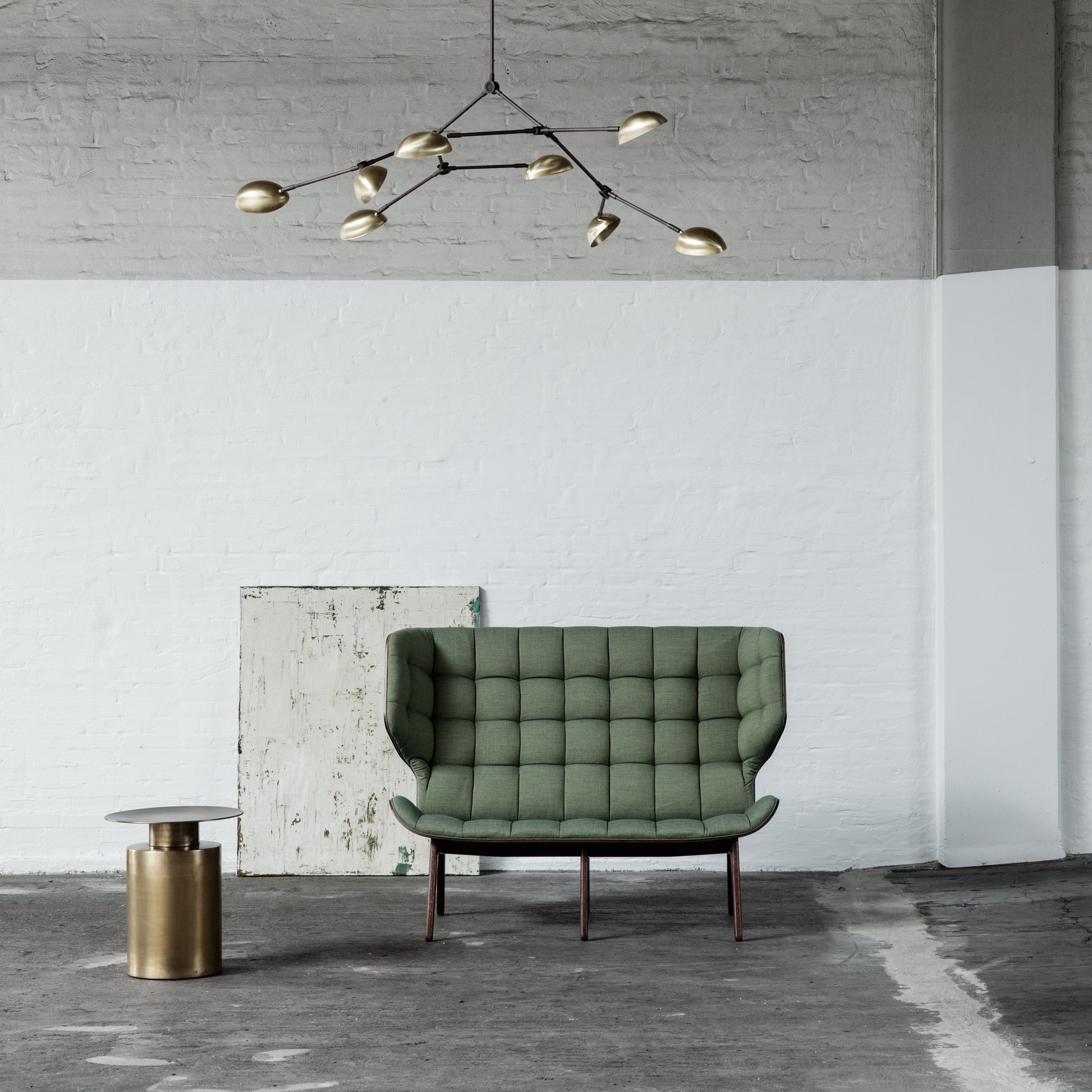 Mammoth Sofa: Front Upholstered