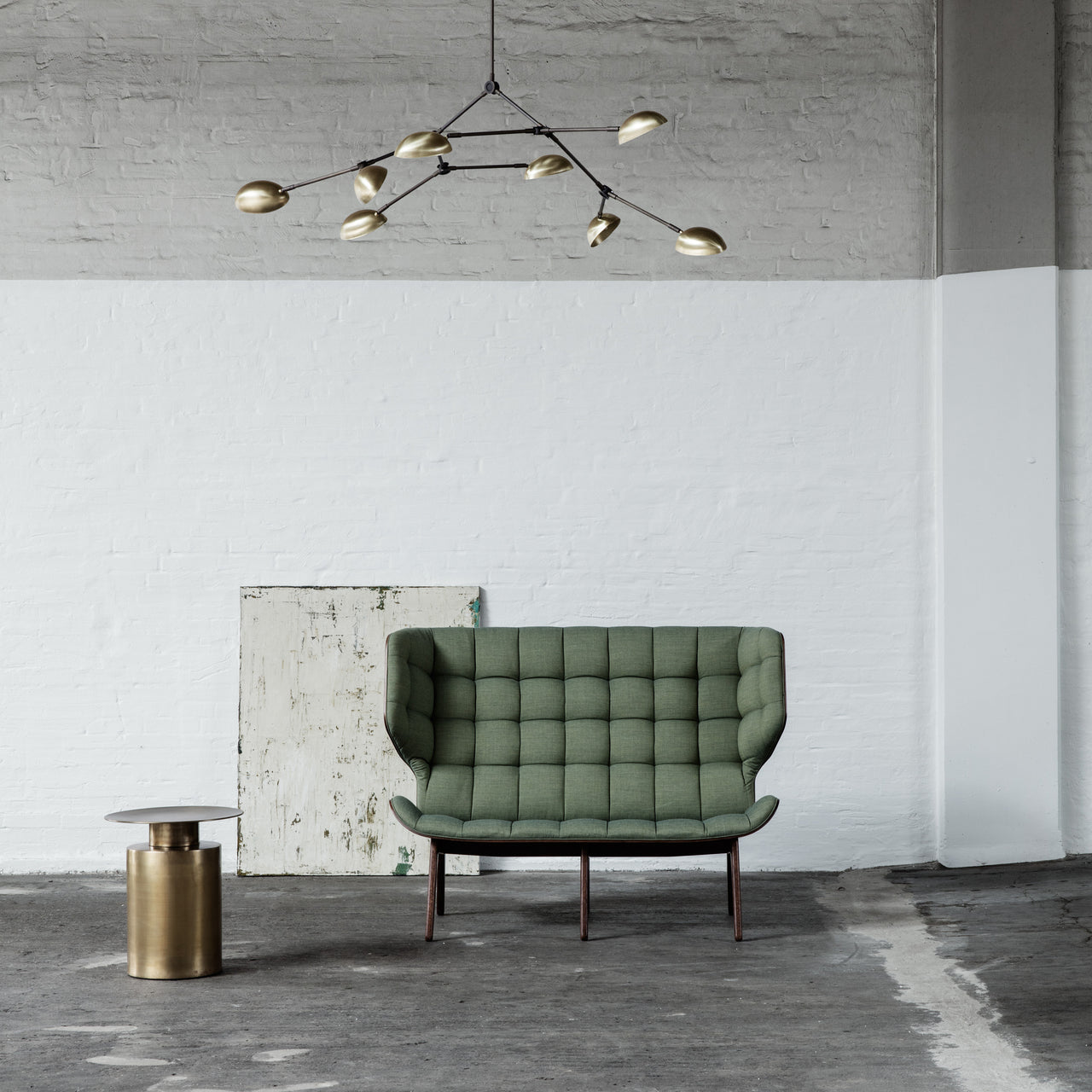 Mammoth Sofa: Front Upholstered