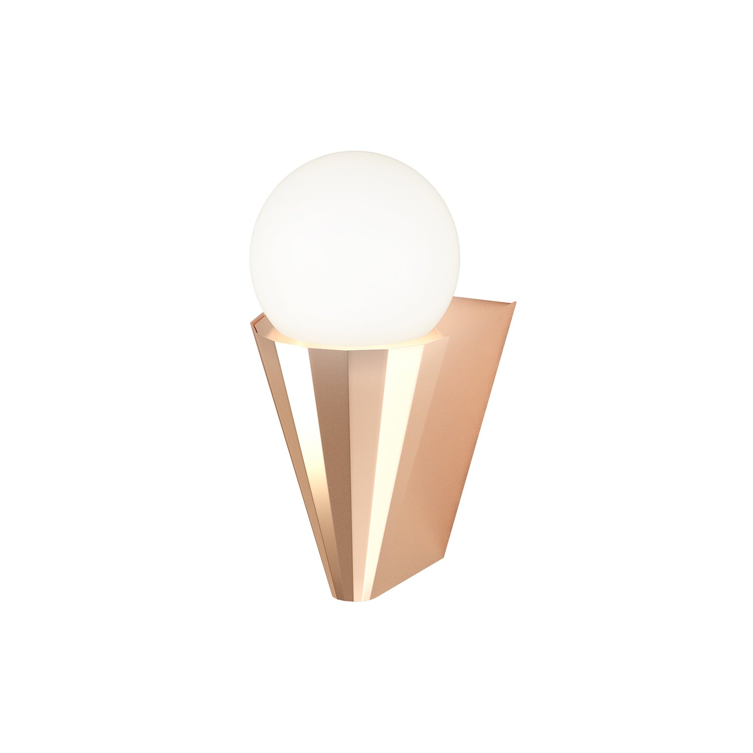 IP Cornet Wall Light: Polished  Copper