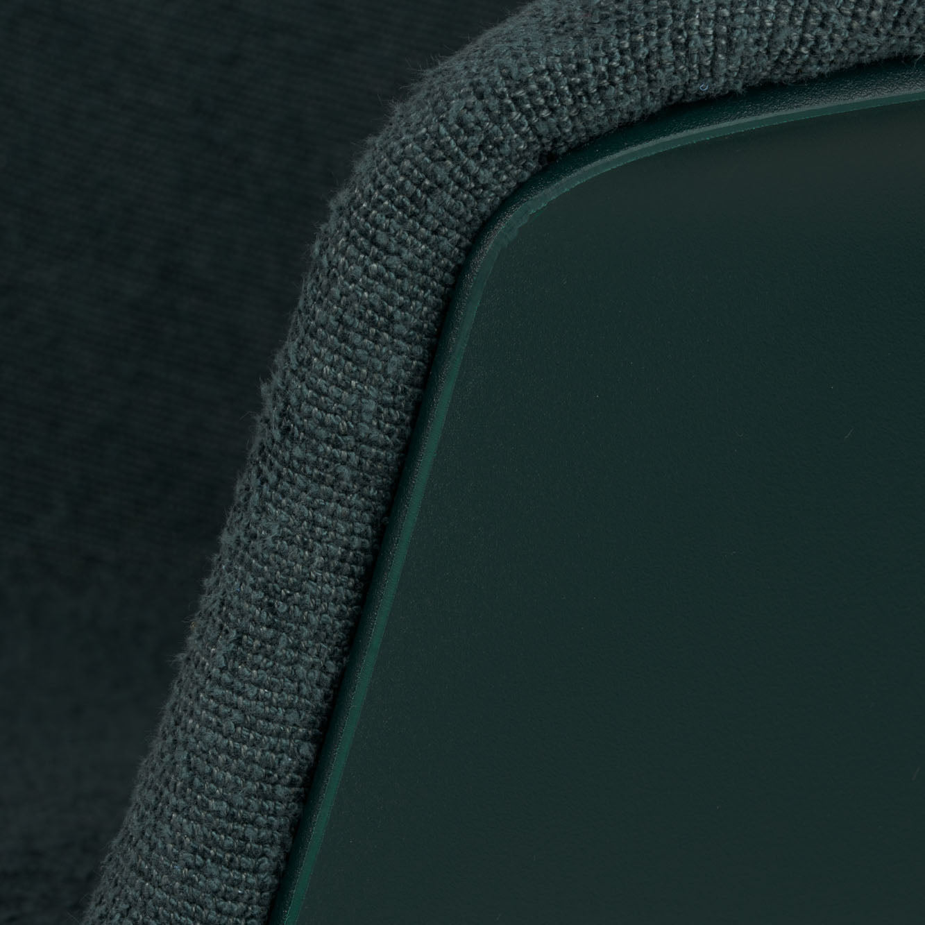 Bat Dining Chair: Conic Base + Front Upholstered