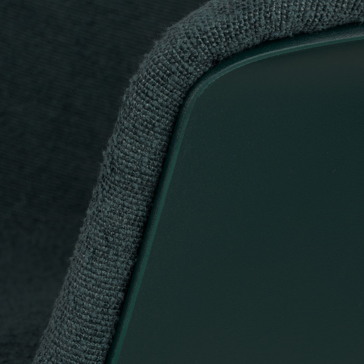 Bat Dining Chair: Conic Base + Front Upholstered