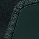 Bat Dining Chair: Conic Base + Front Upholstered