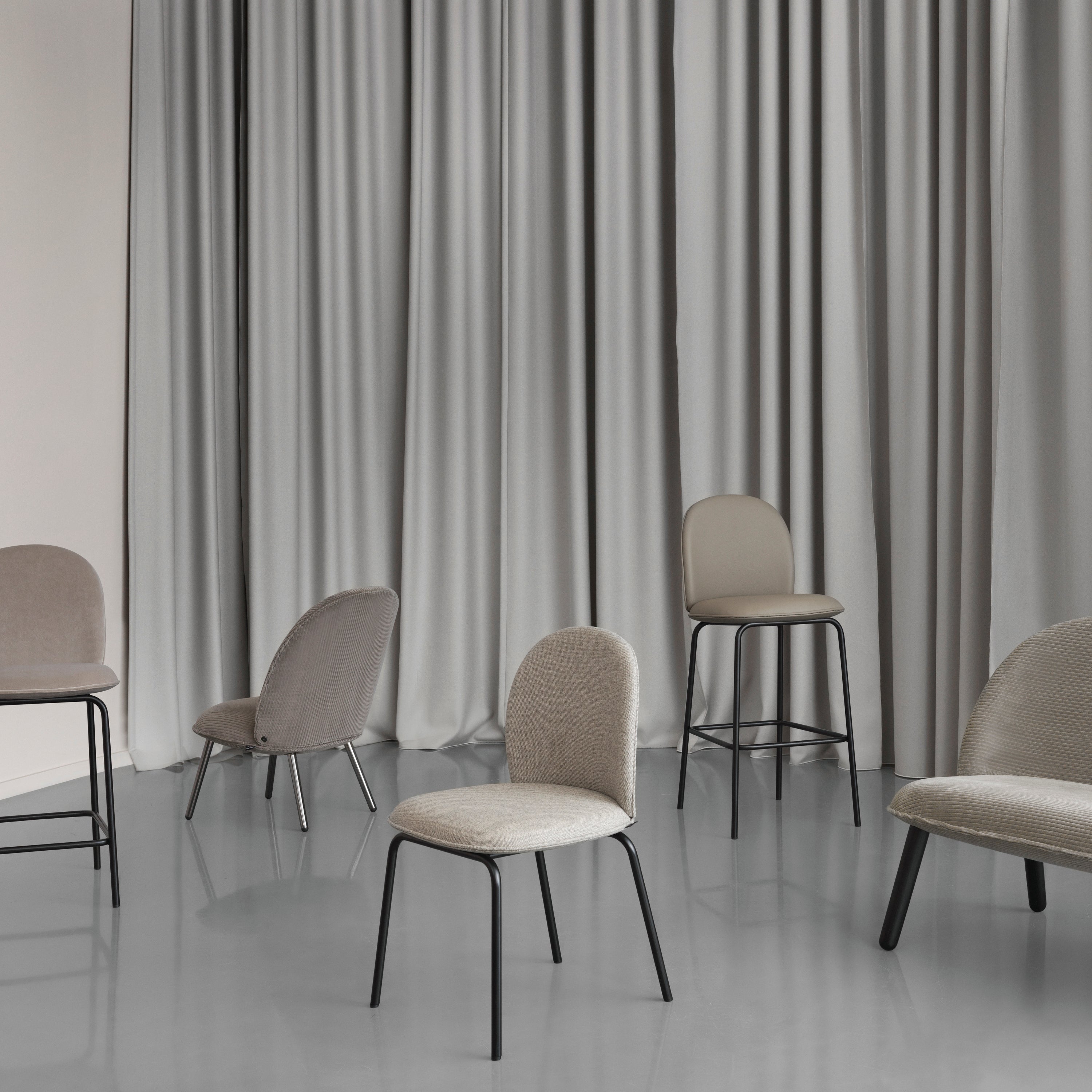 Ace Chair: Steel Base