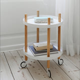 Block Table Cart: Round