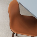 Form Chair: Wood Base + Upholstered