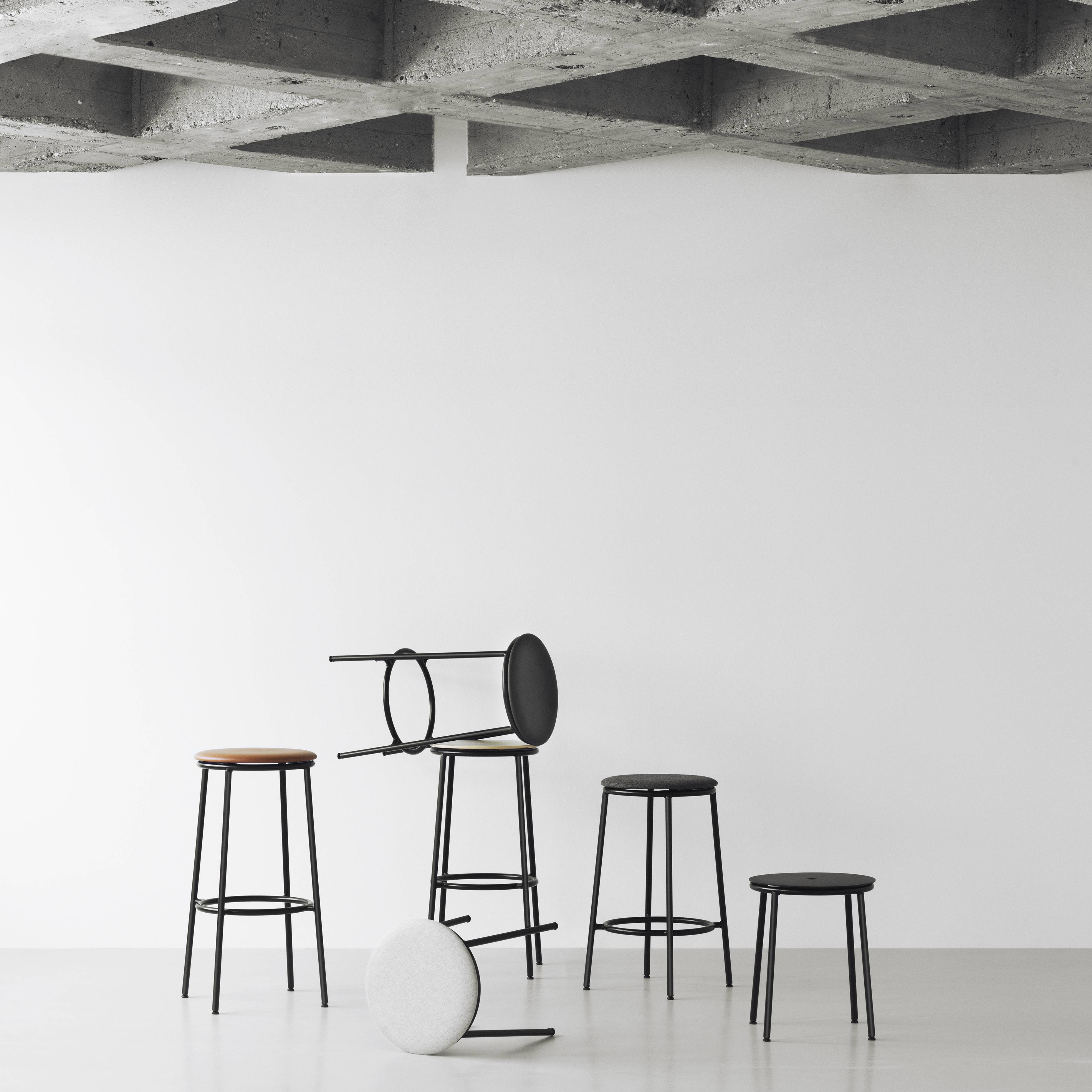 Circa Bar + Counter Stool: Upholstered