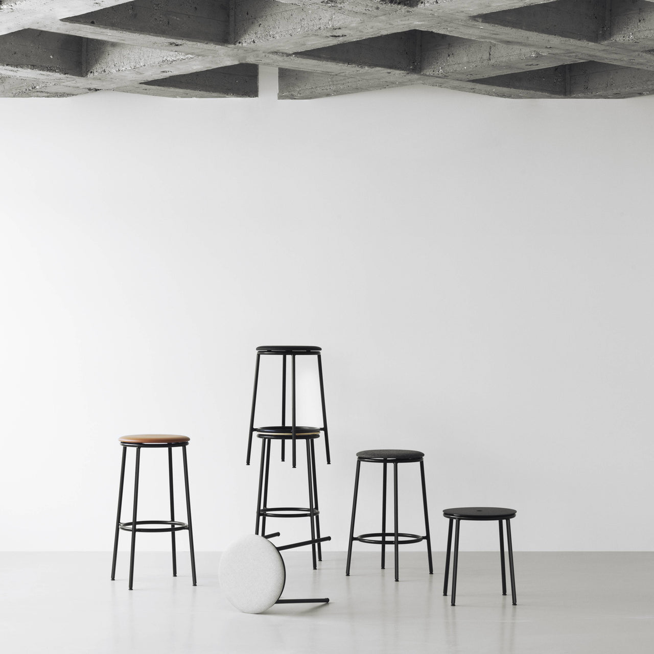 Circa Bar + Counter Stool: Upholstered