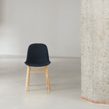 Form Chair: Wood Base + Upholstered