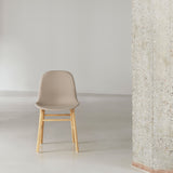 Form Chair: Wood Base + Upholstered