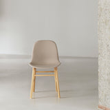 Form Chair: Wood Base + Upholstered