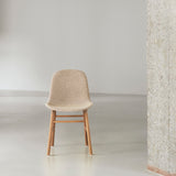 Form Chair: Wood Base + Upholstered