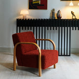 Arch Lounge Chair: Upholstered