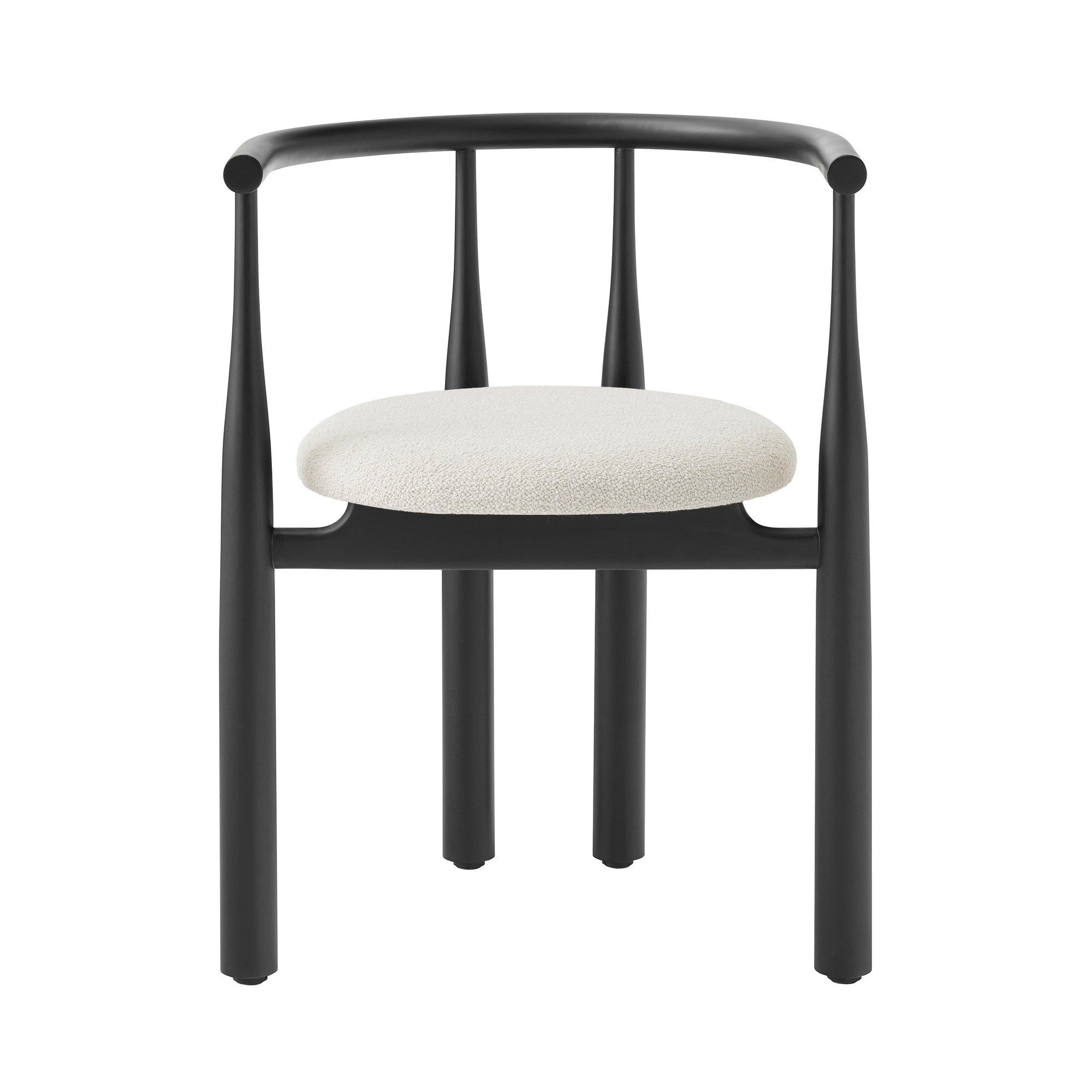 Bukowski Chair: Upholstered + Black