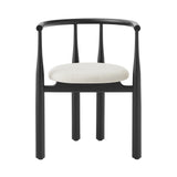 Bukowski Chair: Upholstered + Black