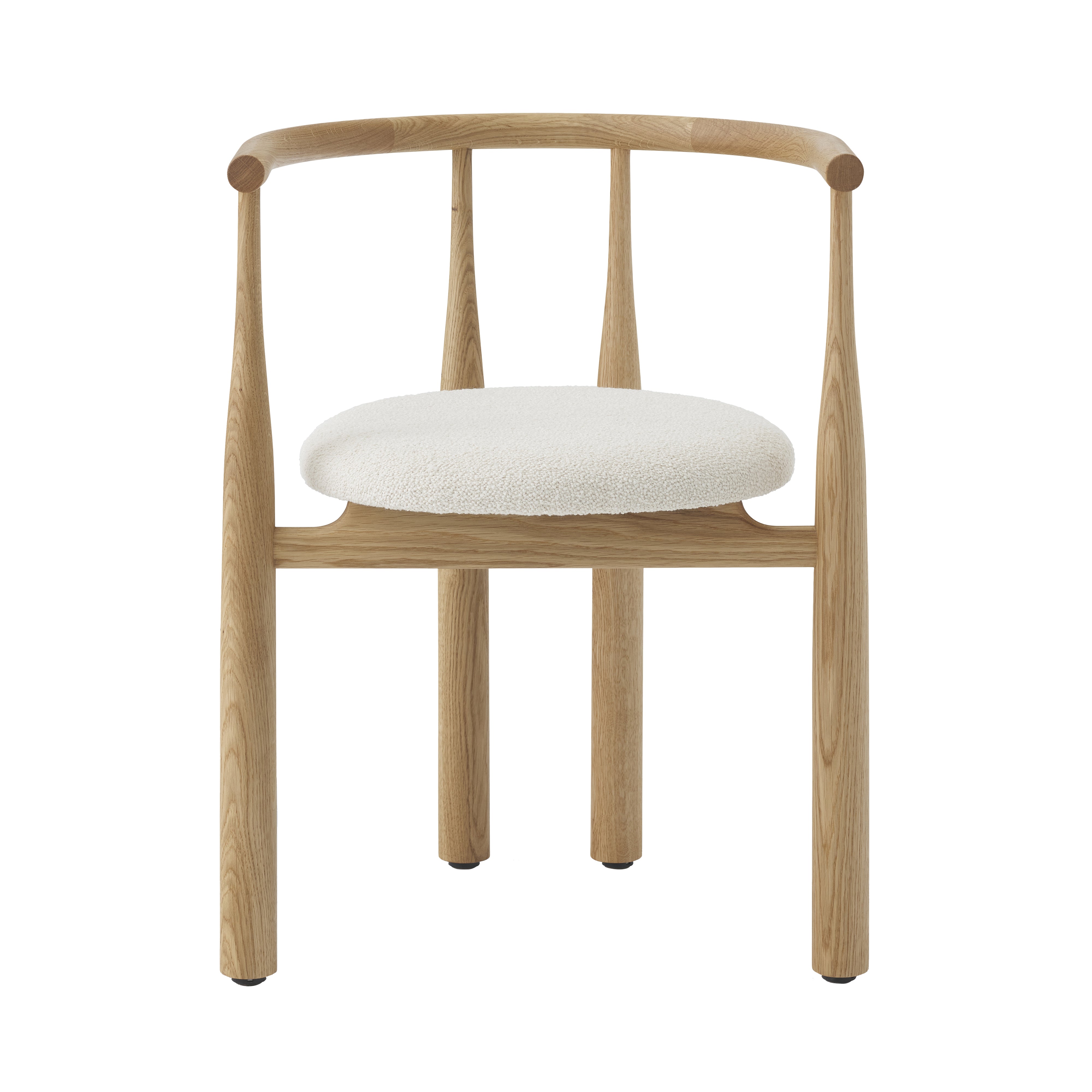 Bukowski Chair: Upholstered + Walnut