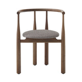 Bukowski Chair: Upholstered + Walnut