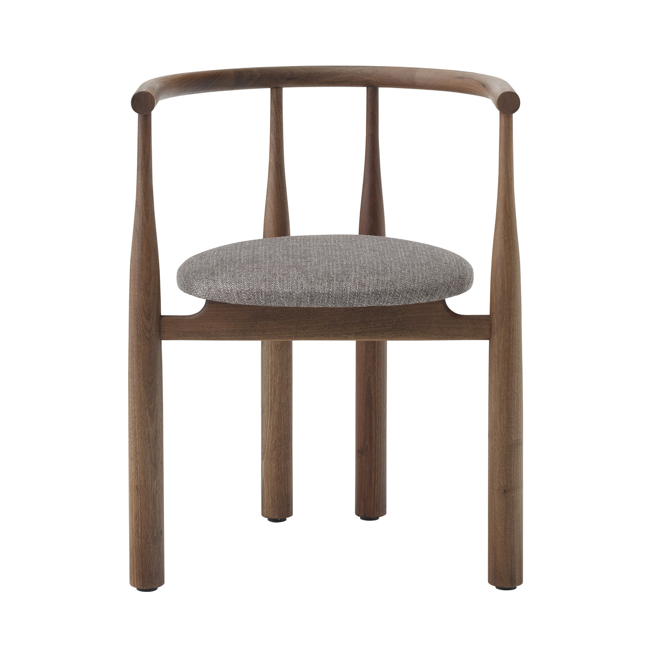 Bukowski Chair: Upholstered + Oak + Stocked + Barnum Lana 24