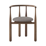 Bukowski Chair: Upholstered + Walnut