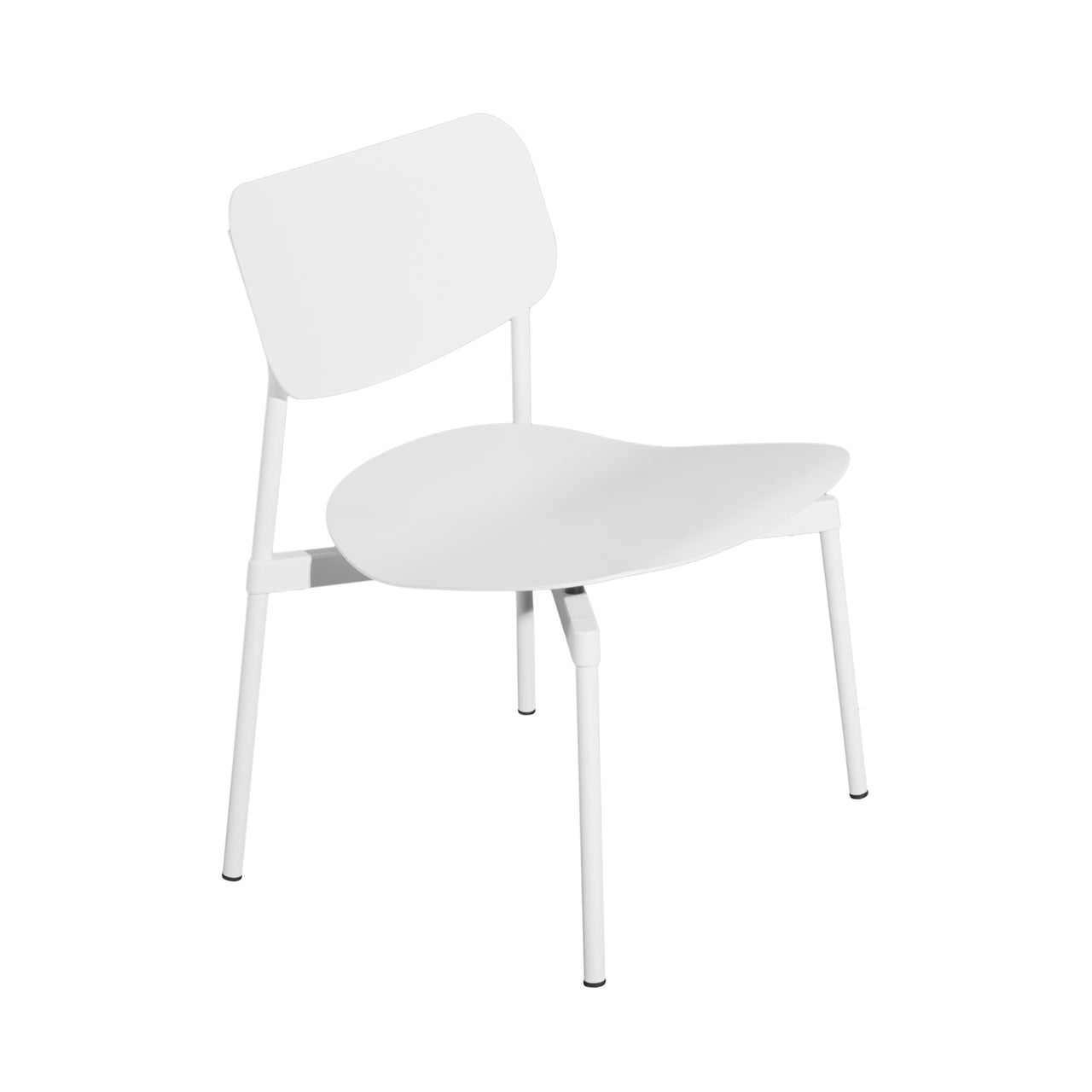 Fromme Stacking Lounge Chair: White