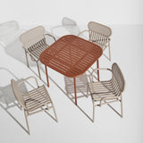 Week-End Square Dining Table with Slats