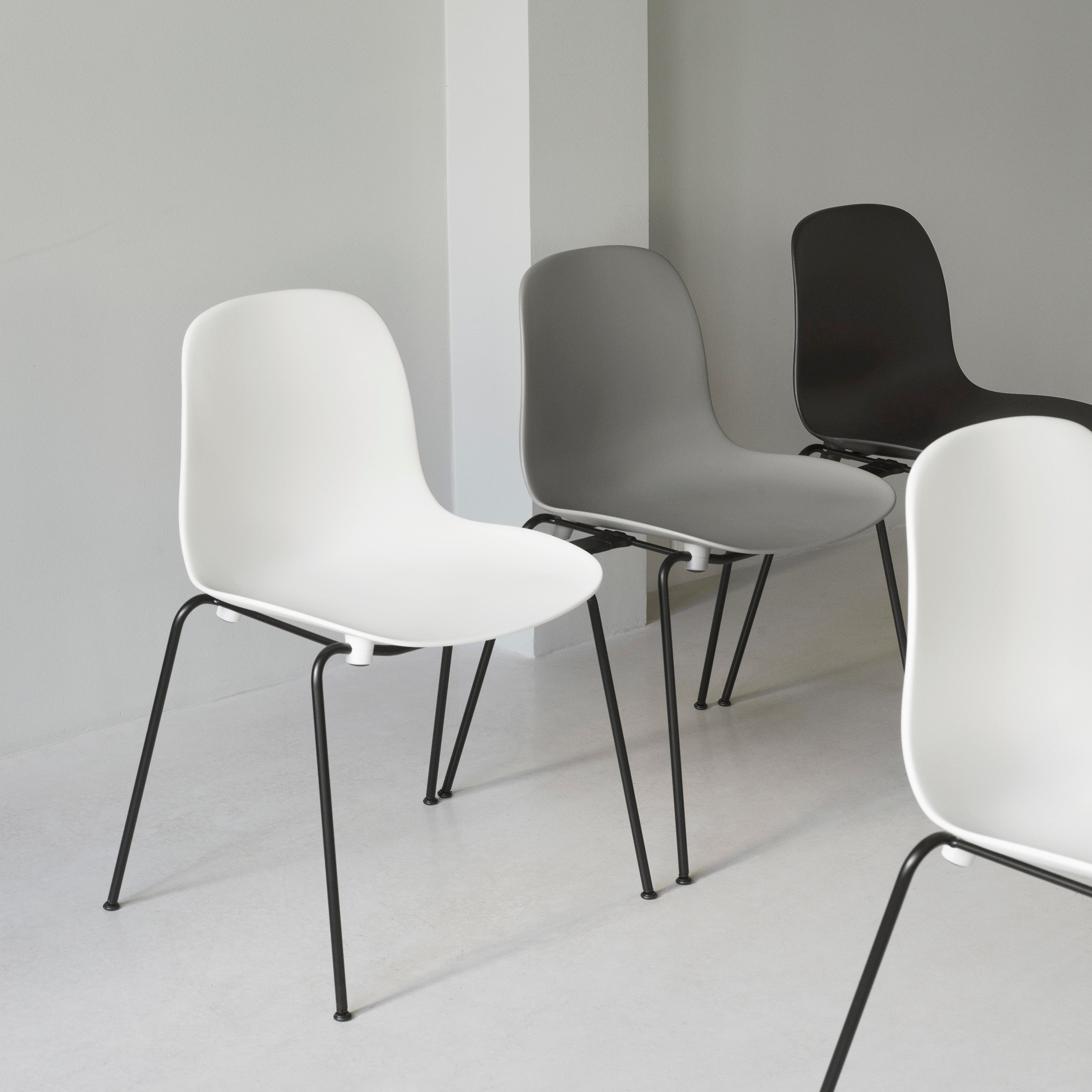 Form Stacking Chair: Steel