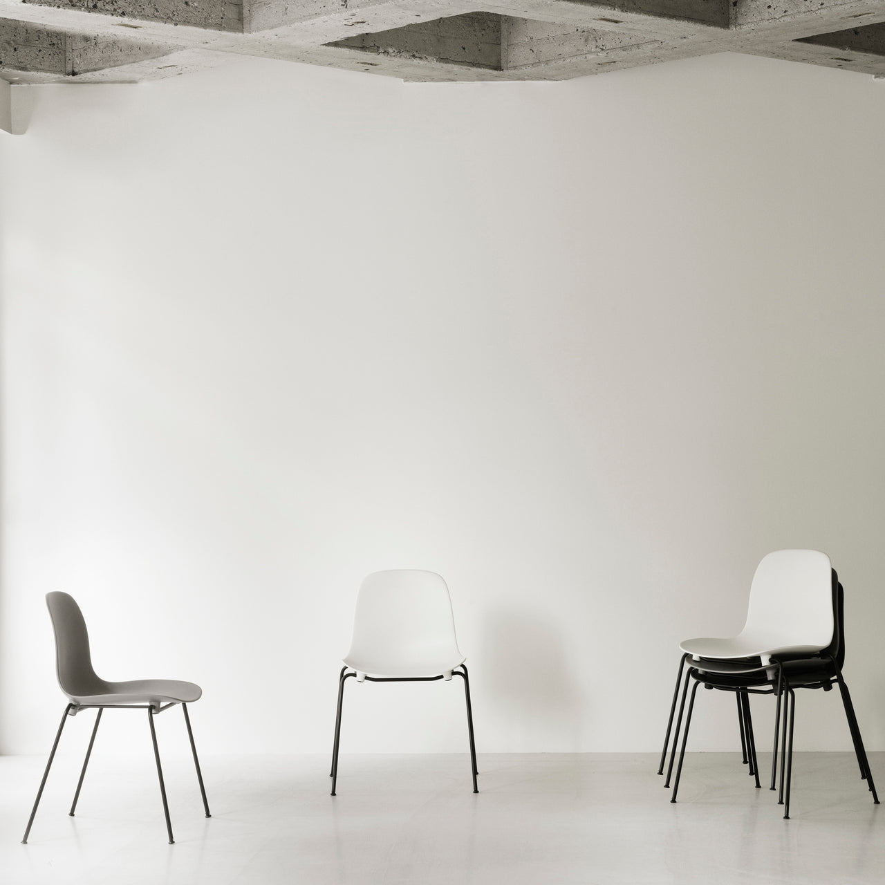 Form Stacking Chair: Steel