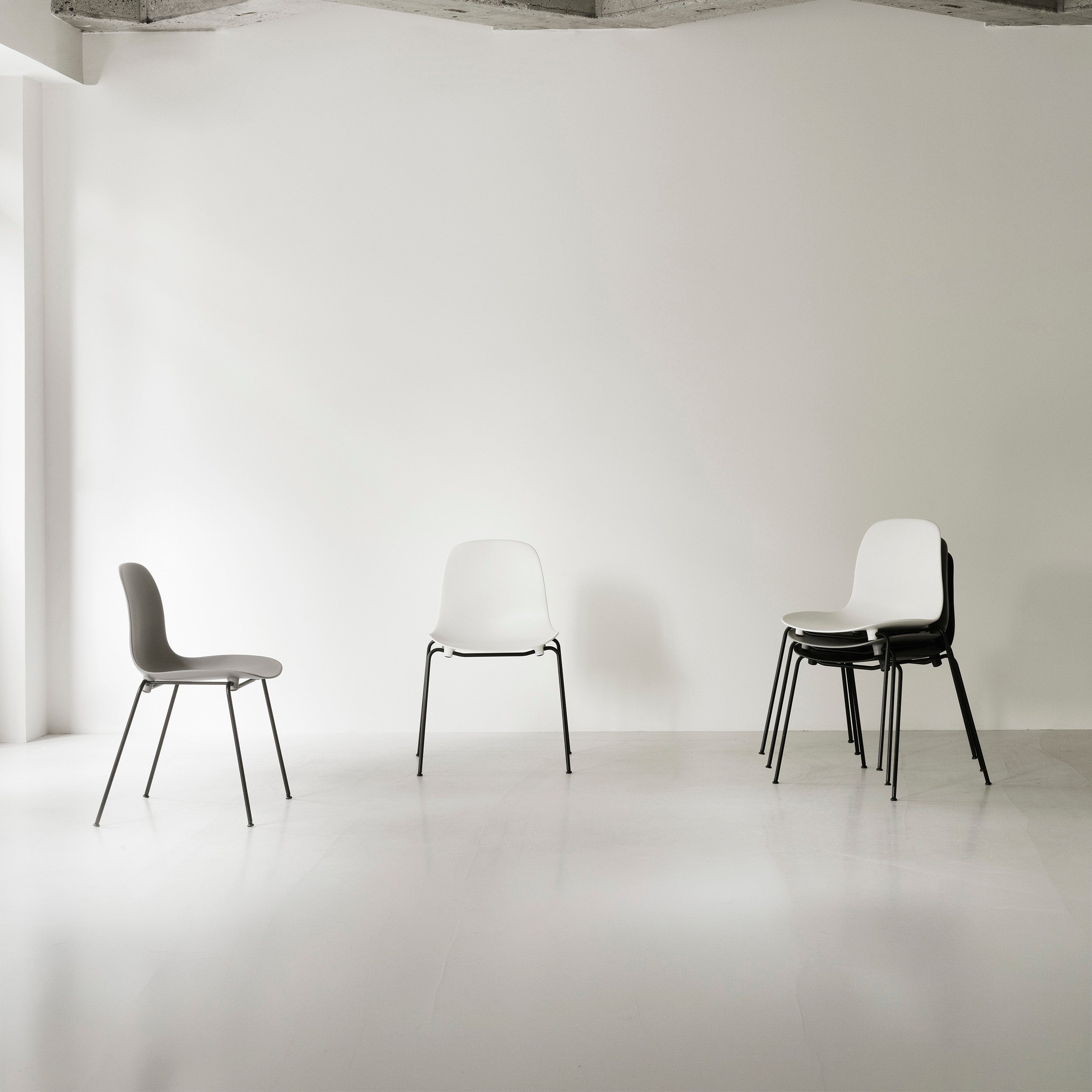 Form Stacking Chair: Steel