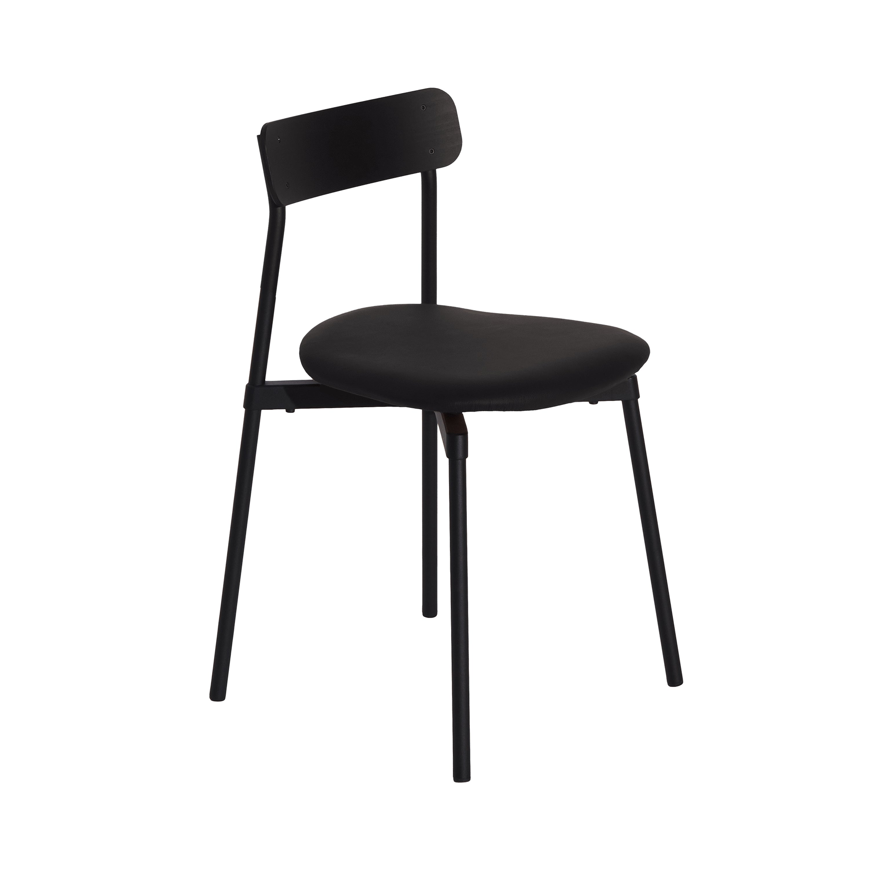 Fromme Chair: Upholstered - Set of 2 + Leather