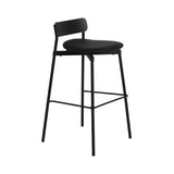 Fromme Bar + Counter Stool: Upholstered + Bar + Leather