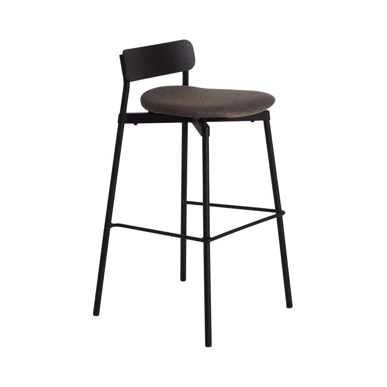 Fromme Bar + Counter Stool: Upholstered + Bar + Shake
