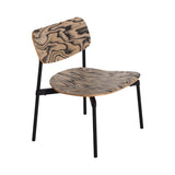 Fromme Lounge Chair: Black + Alpi