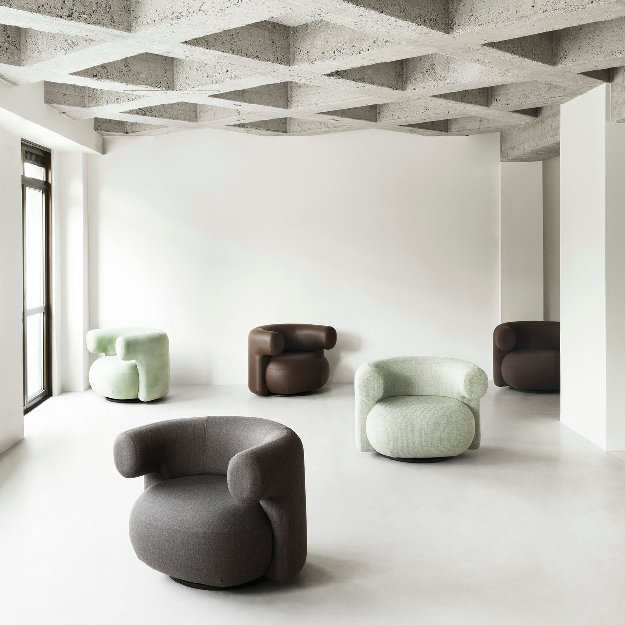 Burra Lounge Chair with Return