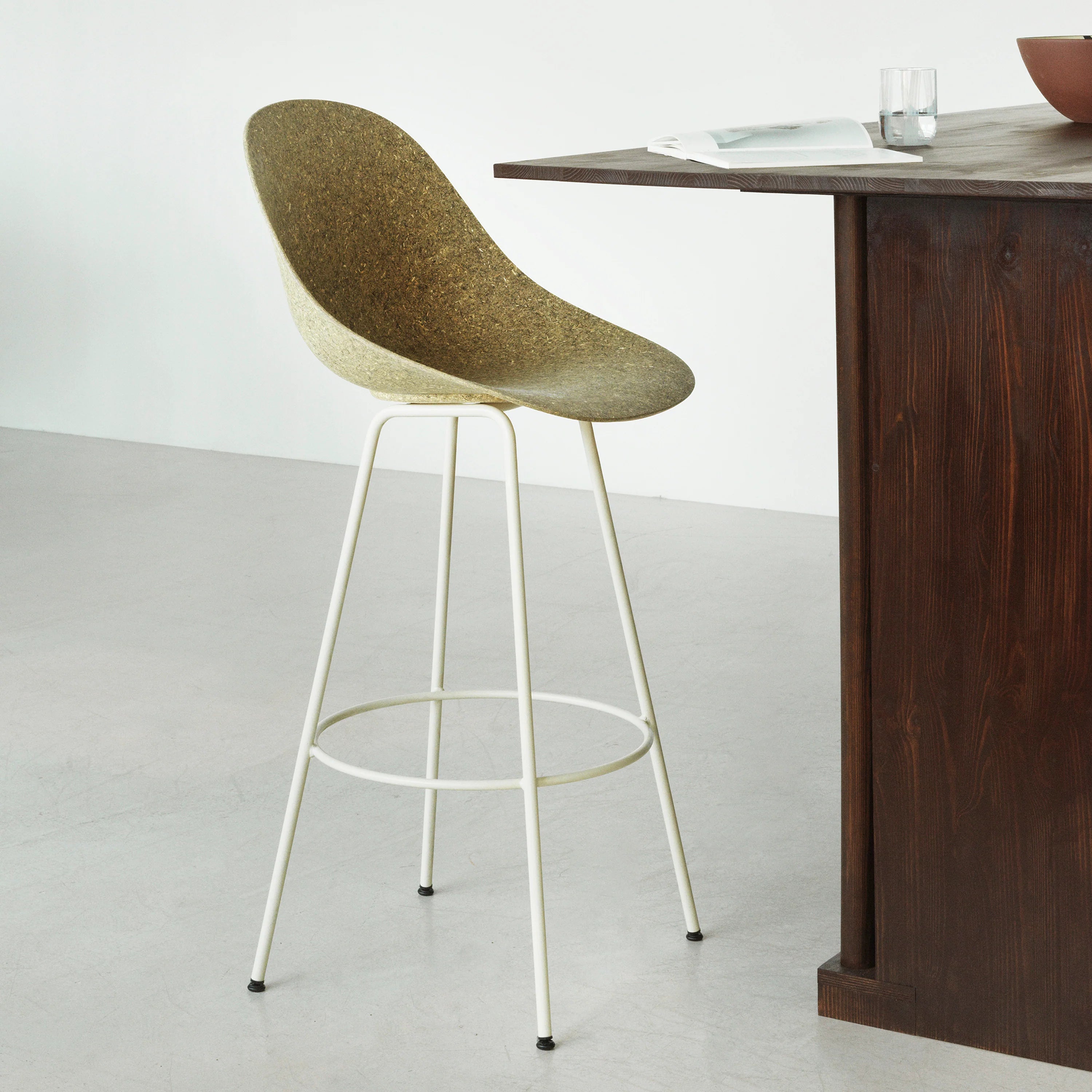Mat Bar + Counter Chair: Steel
