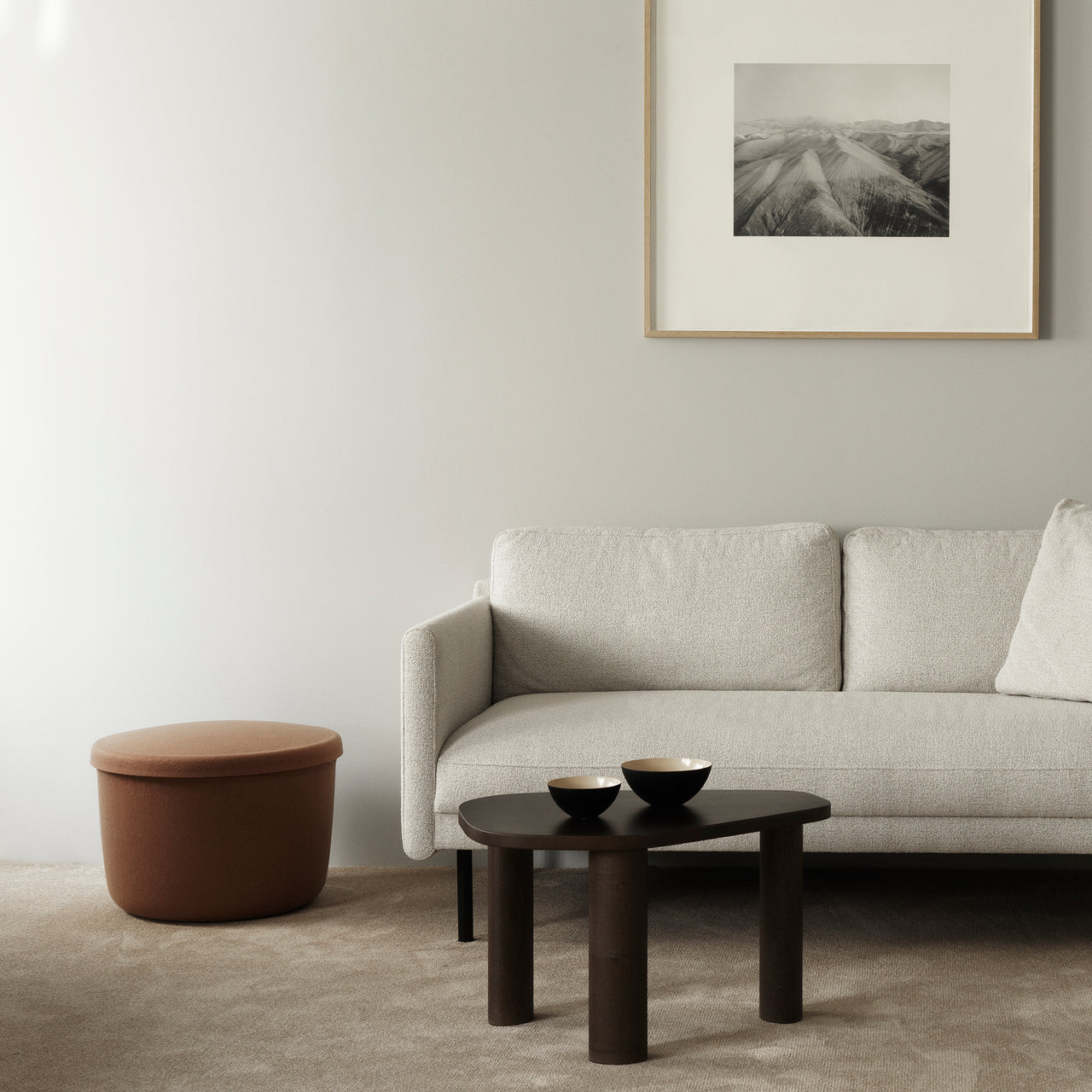 Hide Storage Pouf