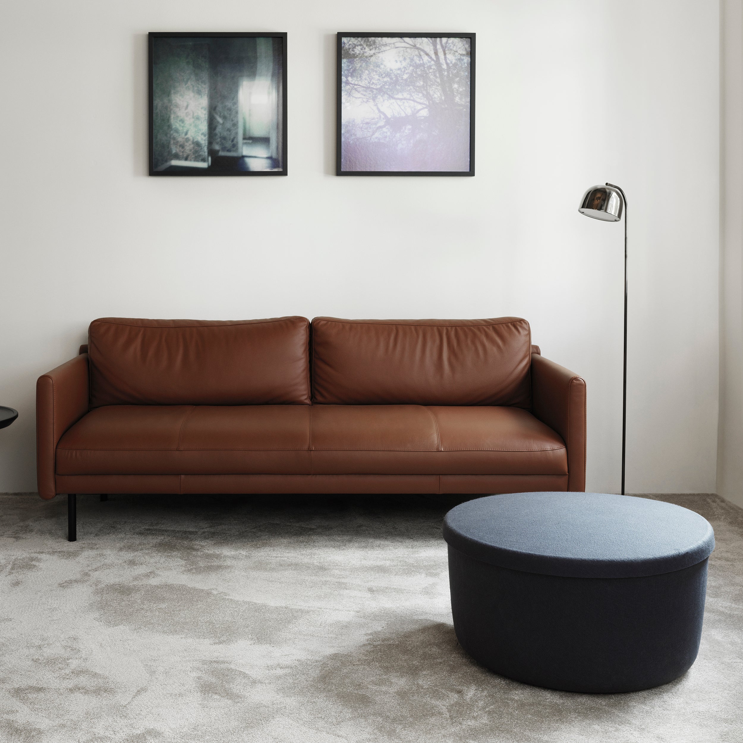 Hide Storage Pouf