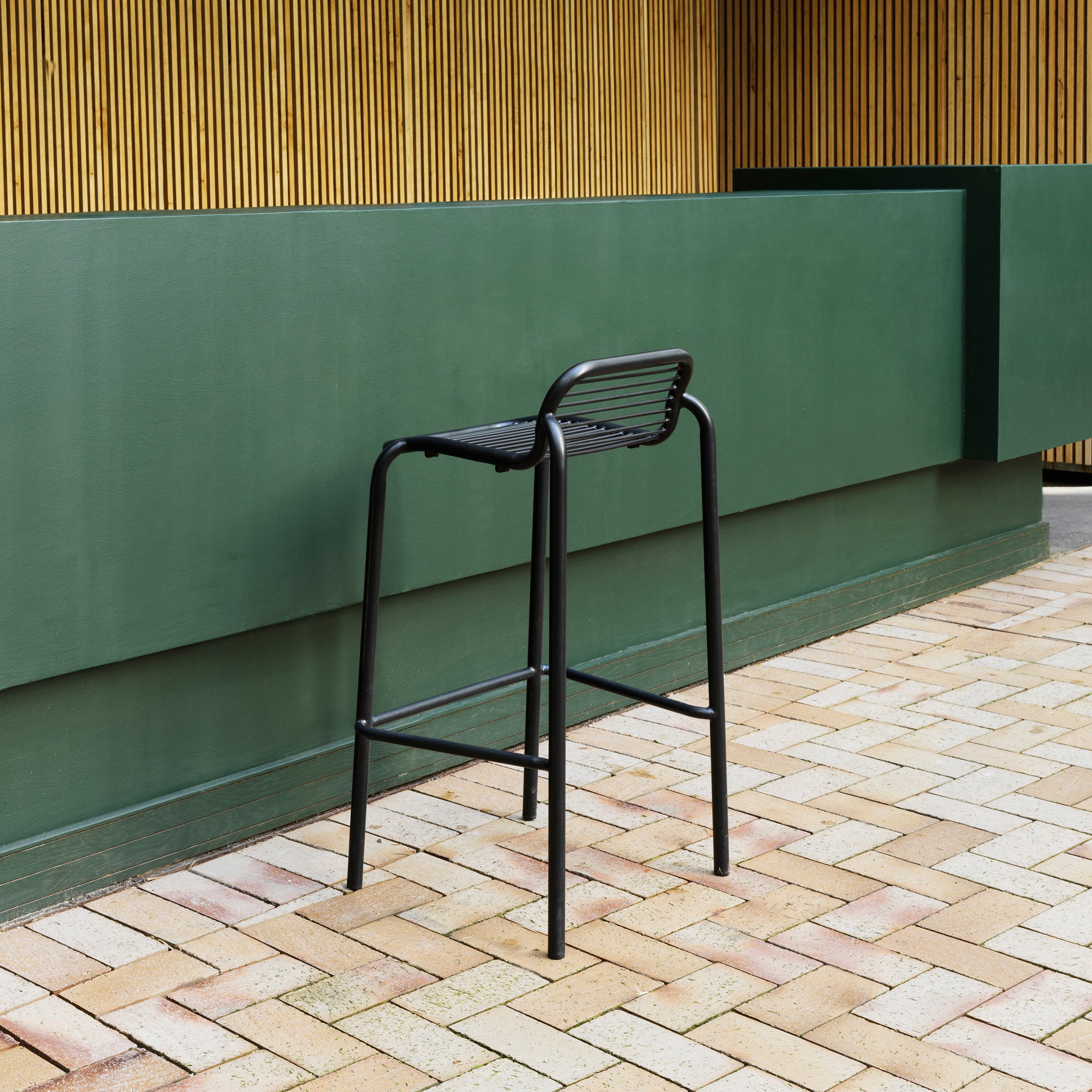 Vig Stacking Bar + Counter Stool: Steel